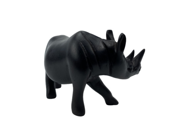 Ebenholzfigur Nashorn